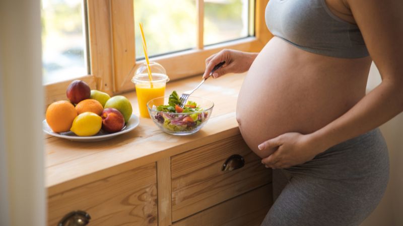 Comer fruta estando embarazada