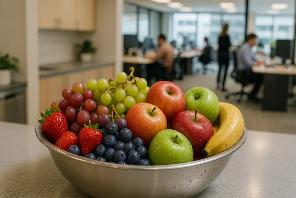 bol de frutas en empresa