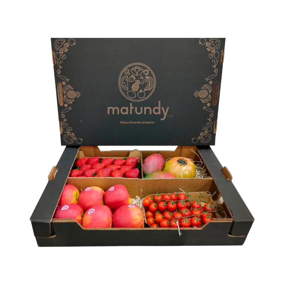 Caja surtida de frutas frescas de Matundy