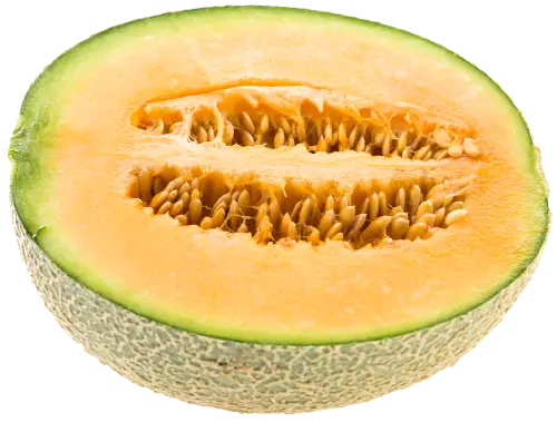 sandia sano amarillo anaranjado blanco