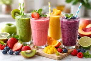 Recetas de zumos naturales y batidos con frutas de temporada